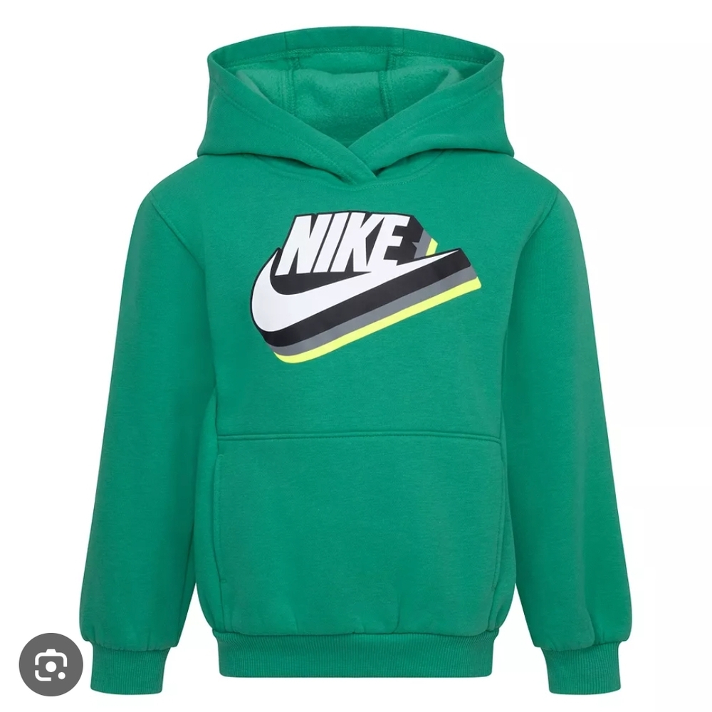 Nike Kids Vibrant Green Hoodie
